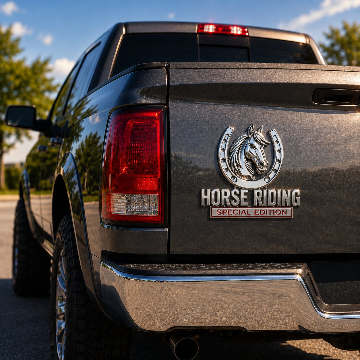 🐎 Horse Riding Special Edition™ 3D Chrome Metal Vehicle Emblem