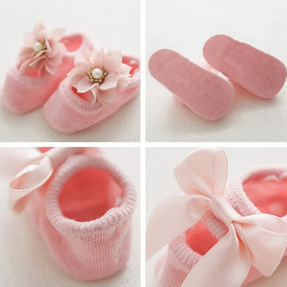 👼Baby Ballet Socks（3 Pairs）