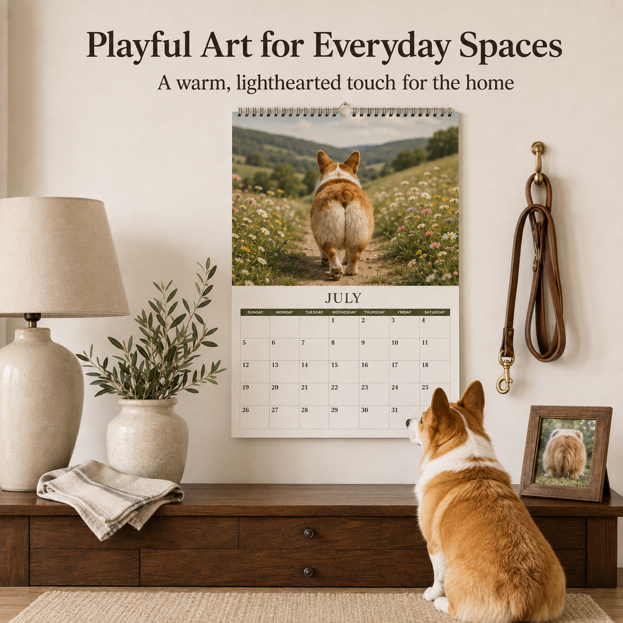 🍑🐾 BUTT Seriously… 2027 Funny Animal Wall Calendar