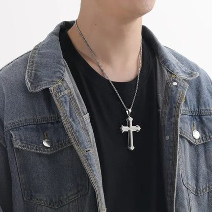 ✝️Men's Lord's Prayer Cross Necklace