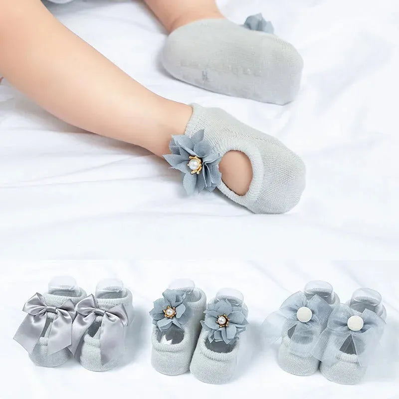 👼Baby Ballet Socks（3 Pairs）
