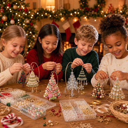 DIY Christmas Tree Beaded Ornament Kit