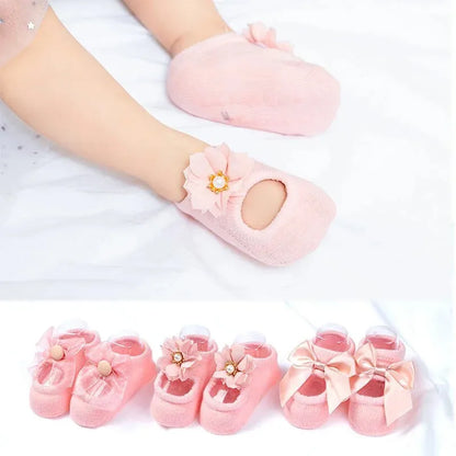 👼Baby Ballet Socks（3 Pairs）