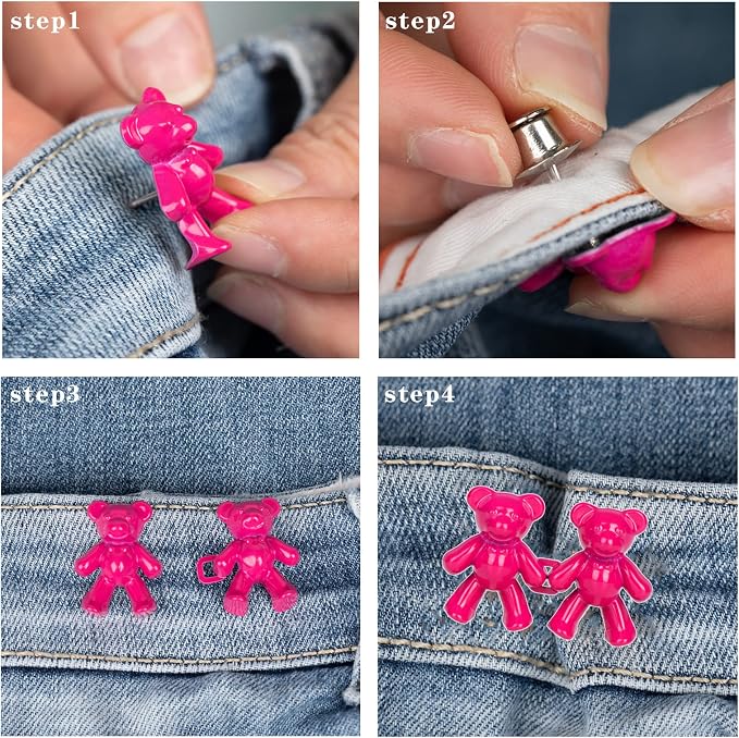 Bear-Shaped Belt Buckle, A Magical Tool For Adjusting Waist Size.