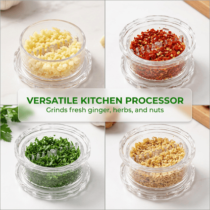 🔥🧄 Effortless Manual Garlic Twister & Mincer