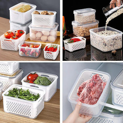 🍓 Food Storage Containers for Refrigerator Organization