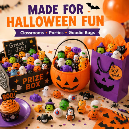 🔥 50% OFF - 🎃 30PCS Halloween Mochi Squishy Toys