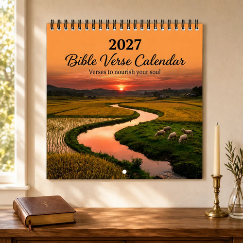 🌿 2027 Bible Verse Calendar — A Year Rooted in Faith ✝️
