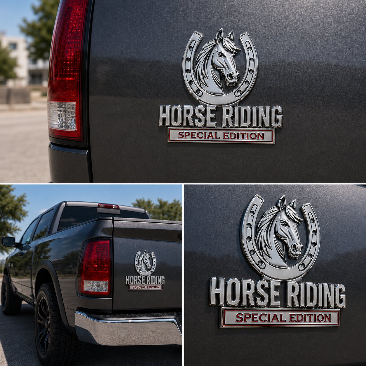 🐎 Horse Riding Special Edition™ 3D Chrome Metal Vehicle Emblem