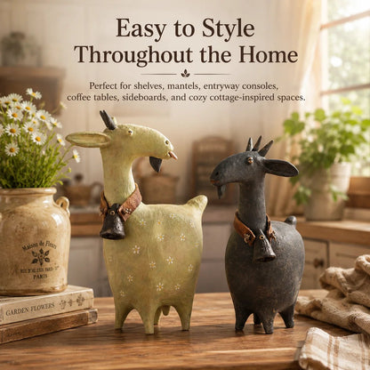 🐾Whimsical Farmhouse Goat Figurines