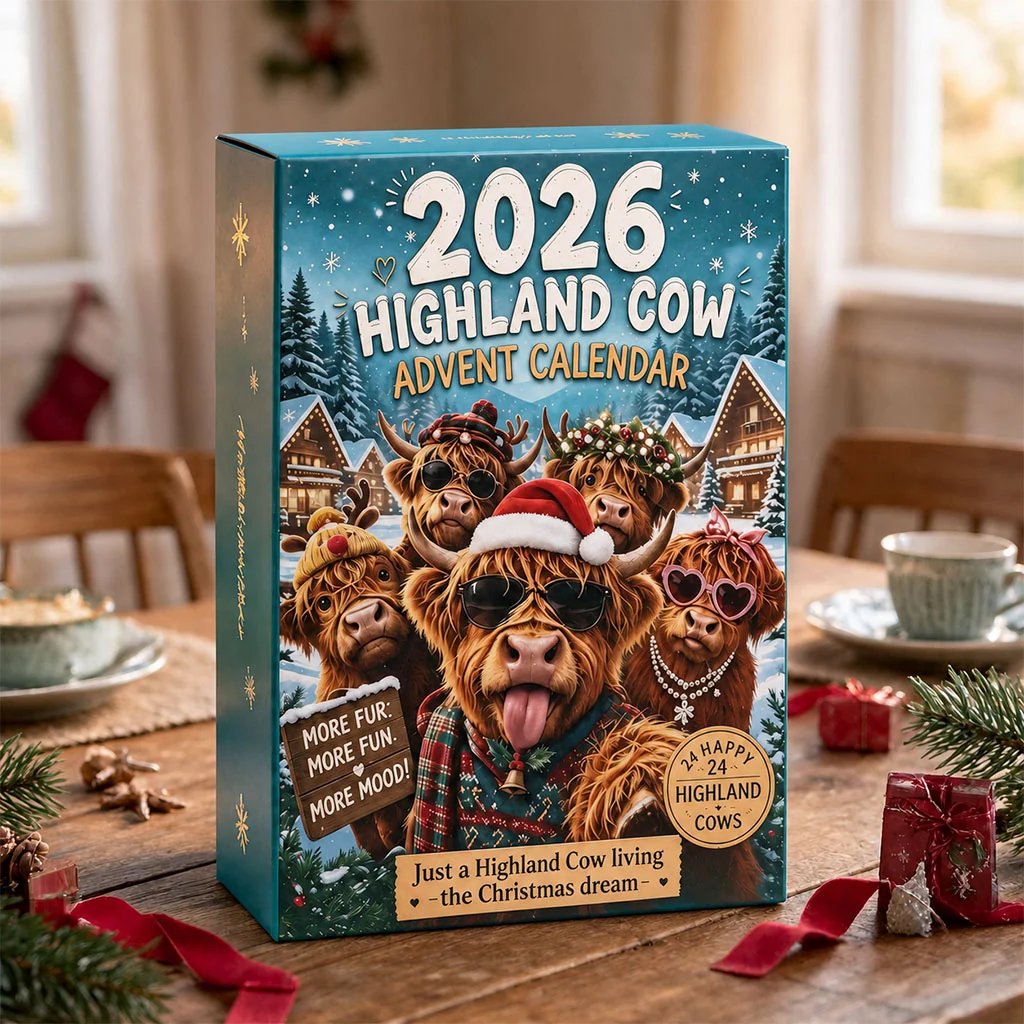 🎄🐮2026 Highland Cow Advent Calendar