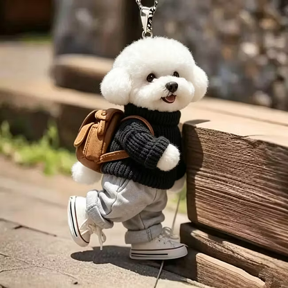 TODAY'S SPECIAL OFFER-50% OFF 🔥Internet-Famous Cartoon Teddy Dog  Keychain