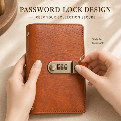 100‑Transparent‑Pocket Currency Collectors Album, Top‑Grade PU Leather📘 - image 2