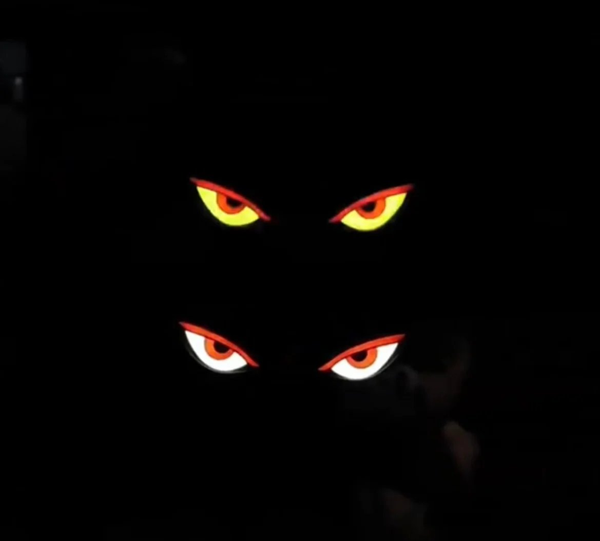 Solar Demon Eye LED Car Window Light