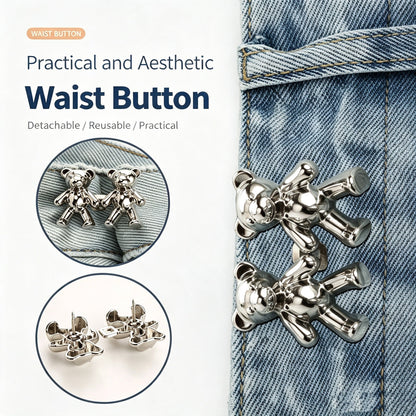 Bear-Shaped Belt Buckle, A Magical Tool For Adjusting Waist Size.