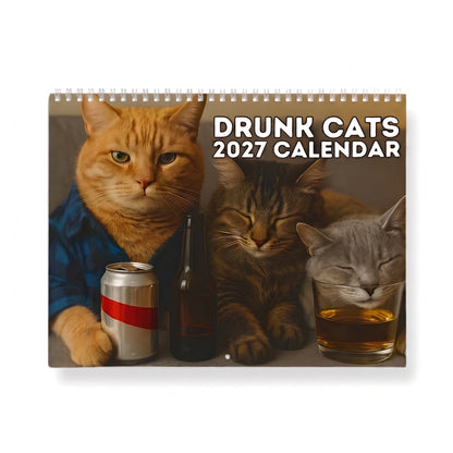 🍺🐱Drunk Cats 2027 Calendar