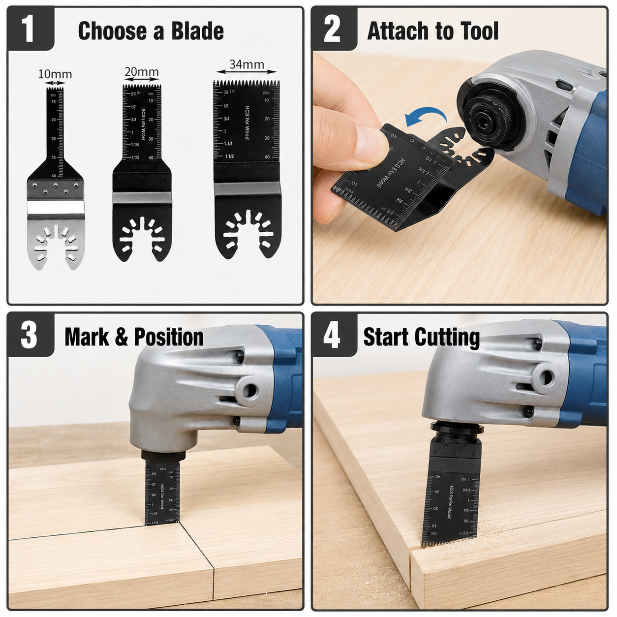 🔥 Bestseller Japanese Oscillating Saw Blade – Professional Fast-Cutting Blade ⚡