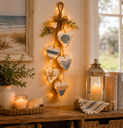 🤎 Hanging Heart Wall Decor