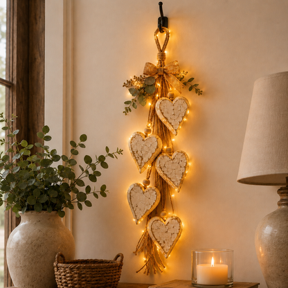 🤎 Hanging Heart Wall Decor