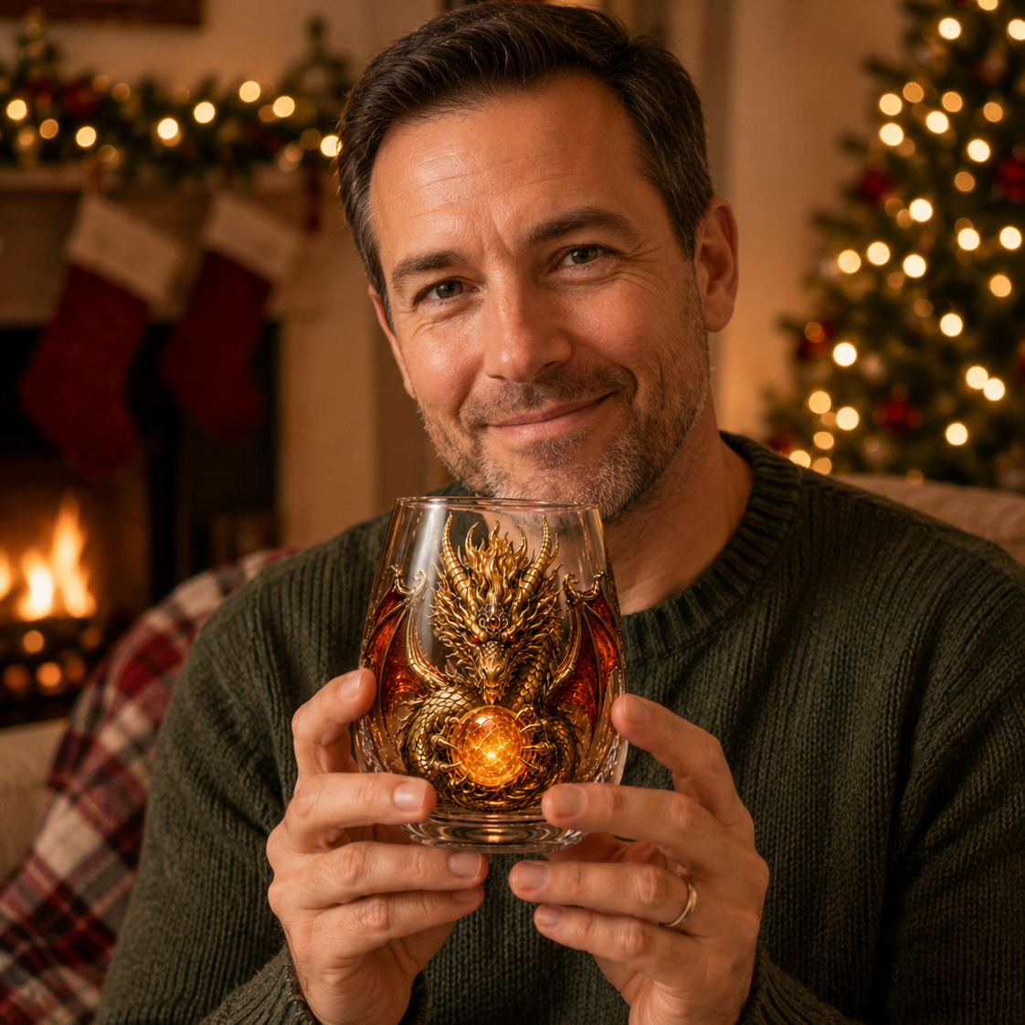 🐉✨ 3D Mythic Dragon Glass Art Cup | Luxury Raised Fantasy Glassware for Whiskey, Home Bar Décor & Legendary Gifts 🎁