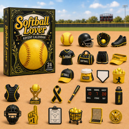 🎄Softball Lover Advent Calendar 2026 - 24-Day Festive Countdown