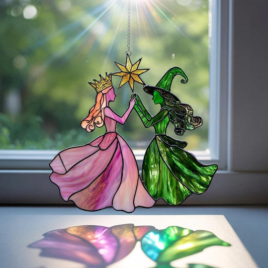 🔮Princess & Witch Colorful Suncatcher