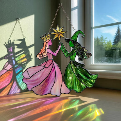 🔮Princess & Witch Colorful Suncatcher