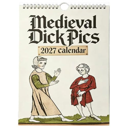 🎄Christmas Sale - 49% Off-Funny Medieval Pics Wall Calender 2027
