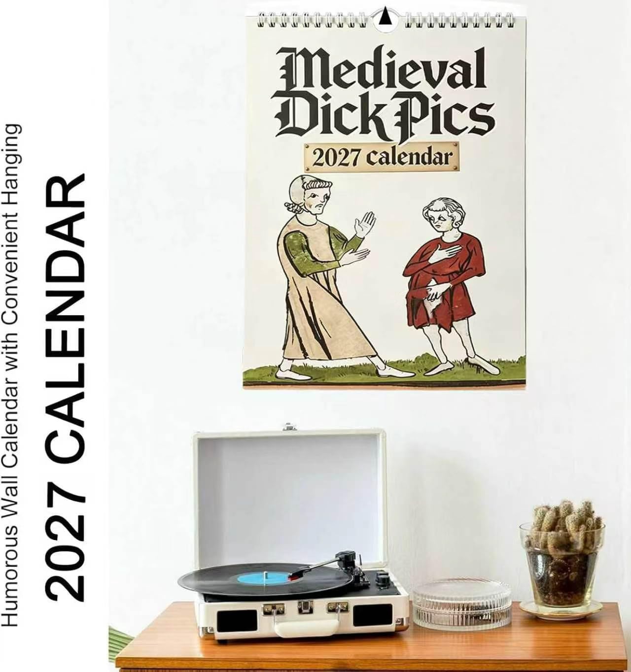 🎄Christmas Sale - 49% Off-Funny Medieval Pics Wall Calender 2027