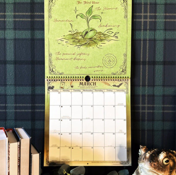 ✍️📕Waiting for the Night: The Witching Hour 2027 Weekly Planner🖤Gothic Romance & Practical Magic for the Year Ahead.