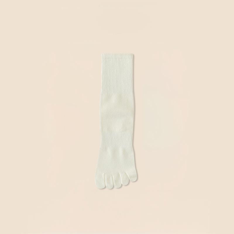 Five‐Toe Cotton Socks — Odor‐Control & Breathable