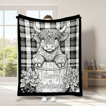 🎨Halloween Colouring Sherpa Blanket| Washable, Reusable, DIY Spooky Decor & Family Craft Gift