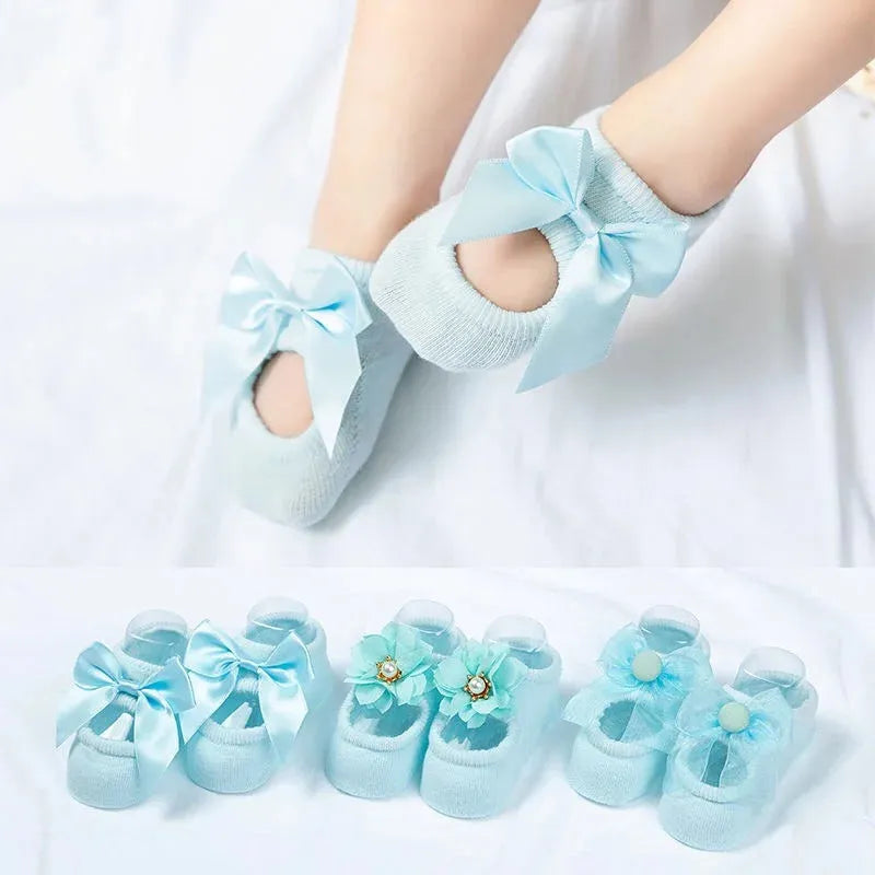 👼Baby Ballet Socks（3 Pairs）