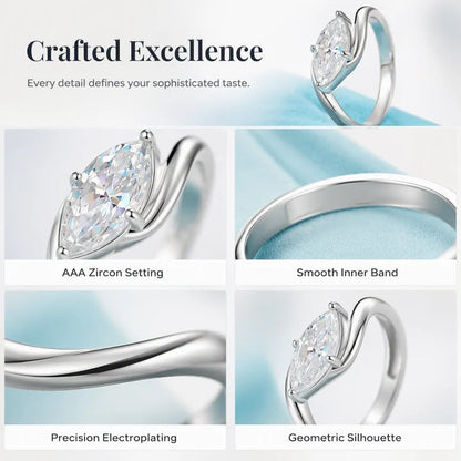 💞 Radiant Marquise Ring – Elegant ✨