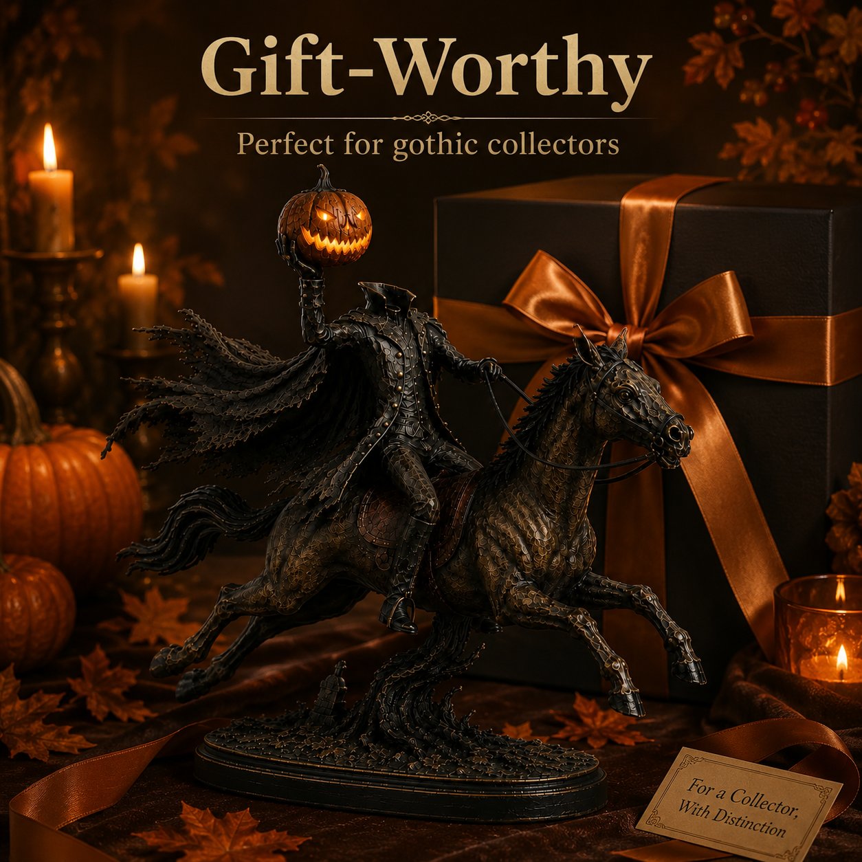 🎃🏇Midnight Chase Headless Horseman Statue | Awaken the Legend of the Hollow