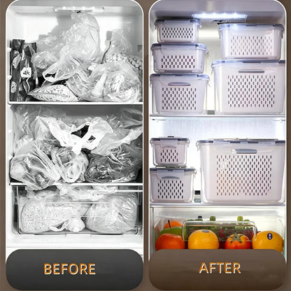 🍓 Food Storage Containers for Refrigerator Organization
