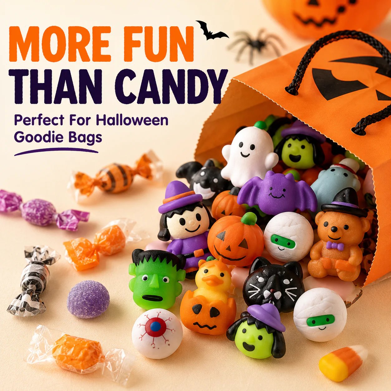 🔥 50% OFF - 🎃 30PCS Halloween Mochi Squishy Toys