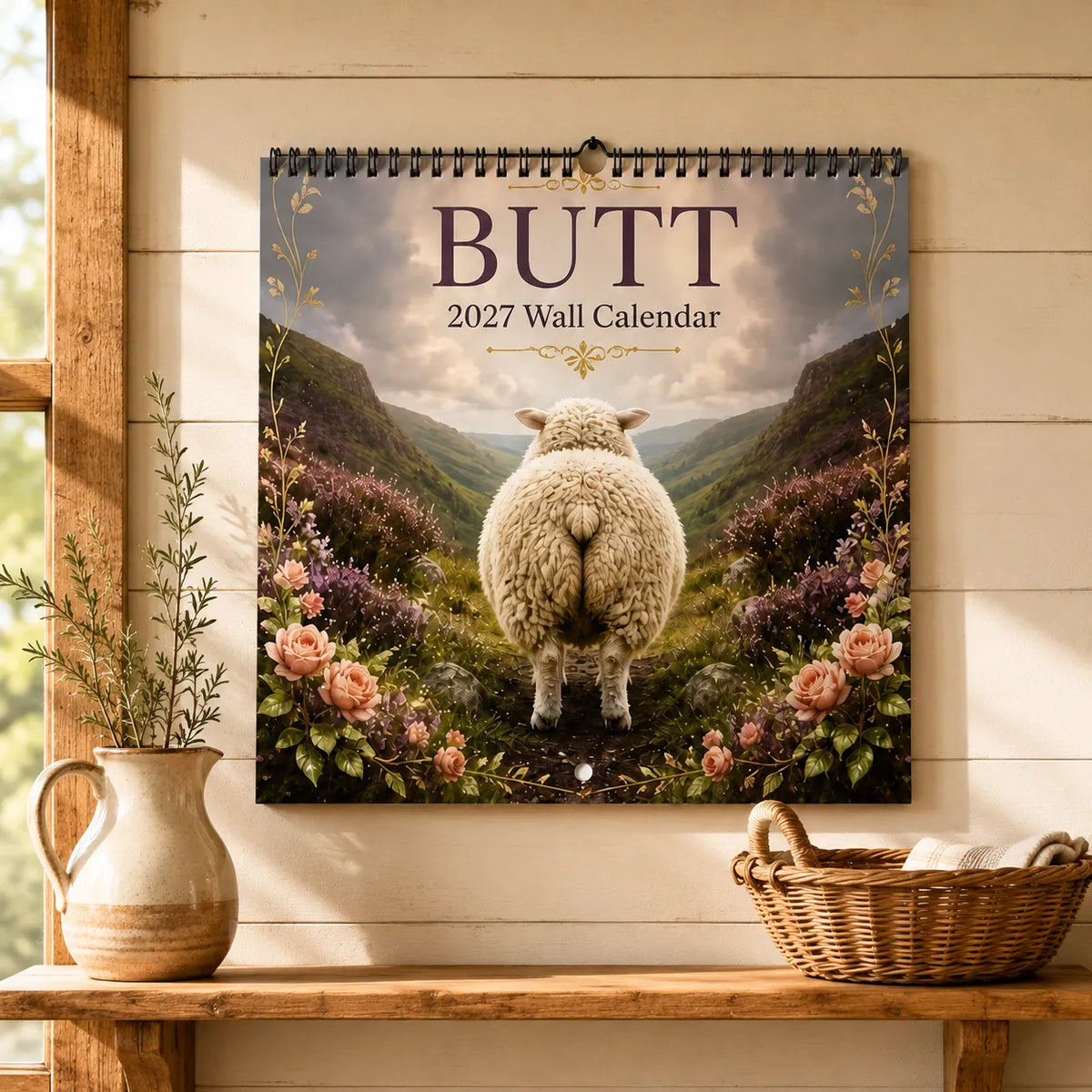 🐑 Turn Around, It’s 2027! A Hilariously Cheeky Animal Wall Calendar