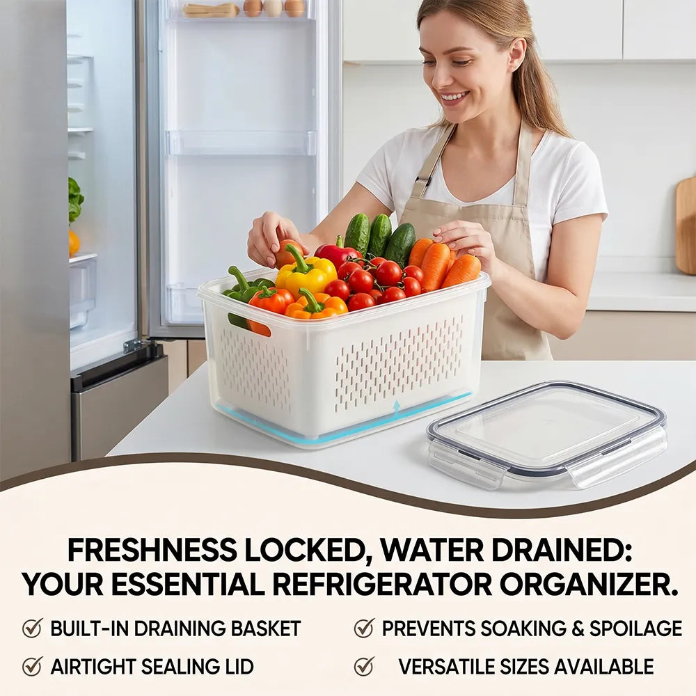 🍓 Food Storage Containers for Refrigerator Organization