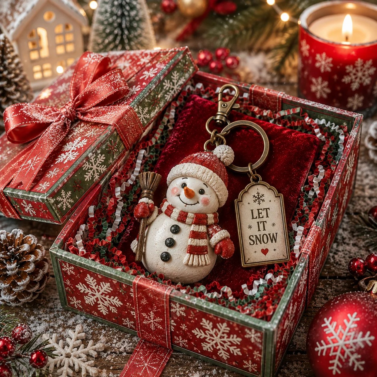 🎄2026 Christmas Character Keychain Gift Box🎁