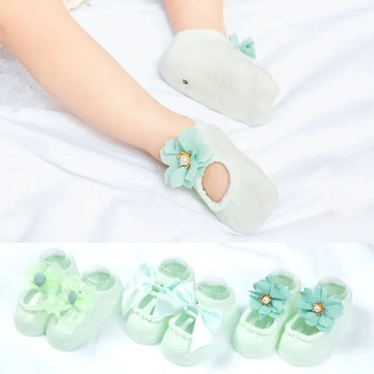 👼Baby Ballet Socks（3 Pairs）