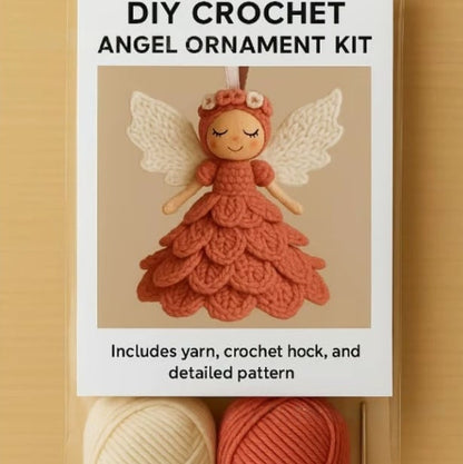 🧚✨Crochet Your Own Angel – Complete Craft Kit