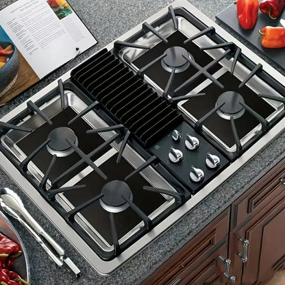 🔥Last Day 50% OFF🏆4-Piece Reusable Non-Stick Gas Stove Burner Covers – Heat-Resistant & Washable