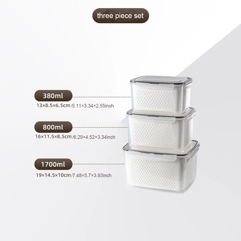 🍓 Food Storage Containers for Refrigerator Organization
