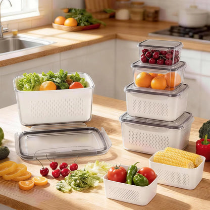 🍓 Food Storage Containers for Refrigerator Organization