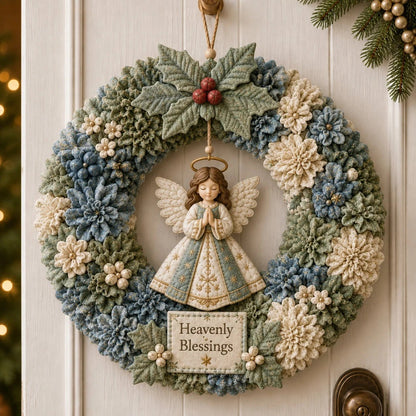 🎁🎄 3D Fabric Poke Wreath DIY Kit