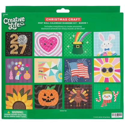 📅2027 Wall Calendar Diamond Painting Kit❤️Beginner-Friendly | Complete Kit with All Tools Included