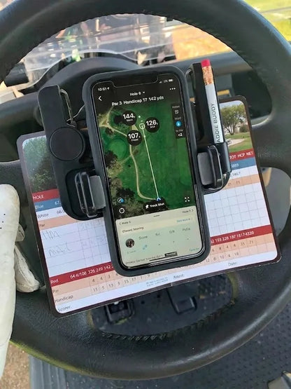 🌟⛳ Golf cart steering wheel phone holder