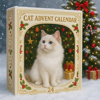 2026 Cat-Themed Advent Calendar - Christmas Holiday Countdown Gifts - 24 Cute Cat Decorations - Christmas Tree Ornaments