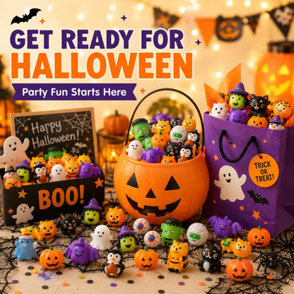 🔥 50% OFF - 🎃 30PCS Halloween Mochi Squishy Toys